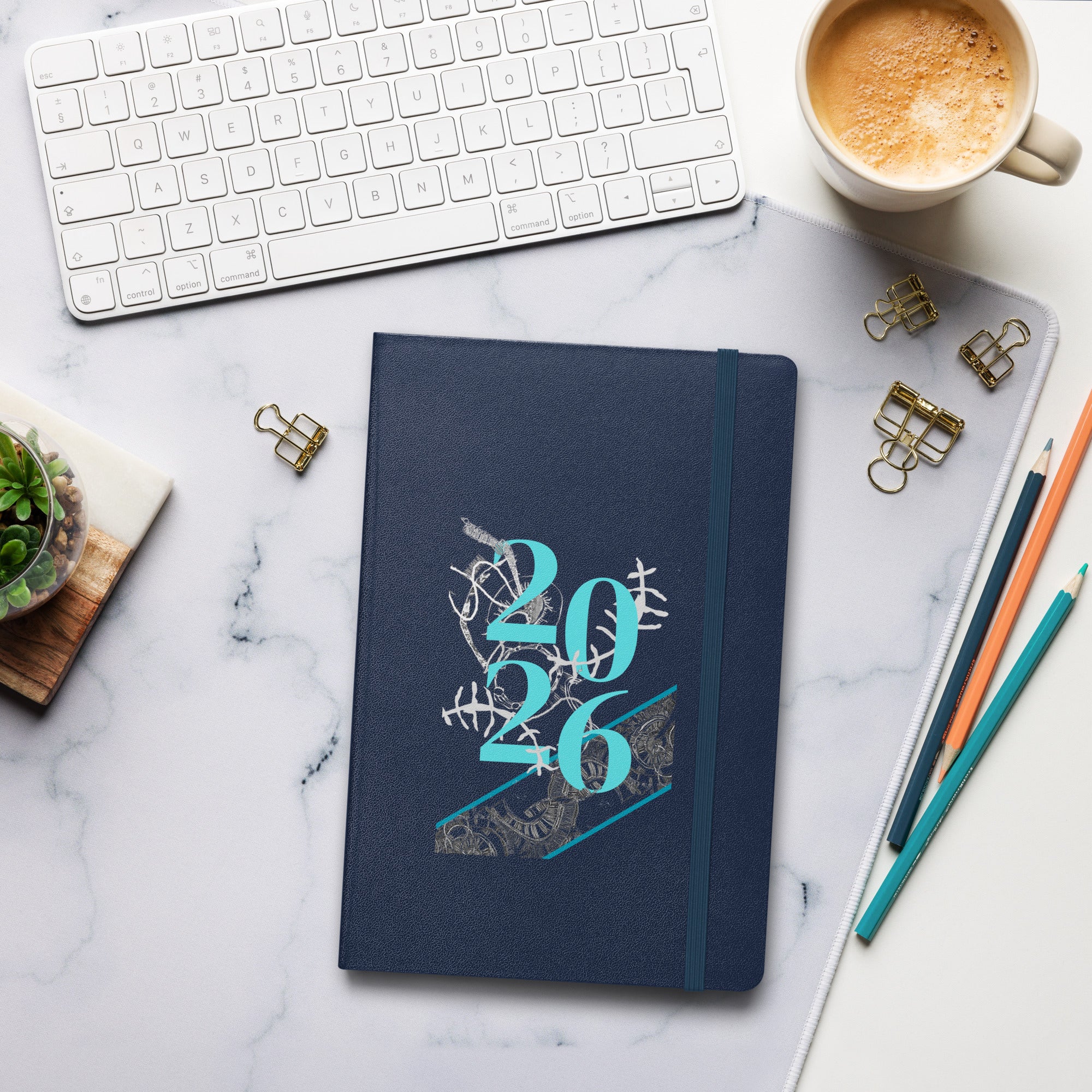 2026 Hardcover bound notebook – Jackie Wirramanda Collective